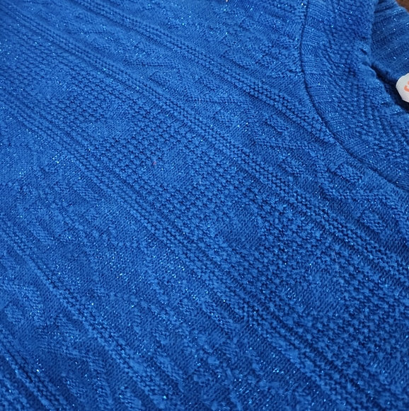 BLUE CREW VINTAGE OVERSIZED CHUNKY 💙 SWEATER 💙💙 - Picture 4 of 10